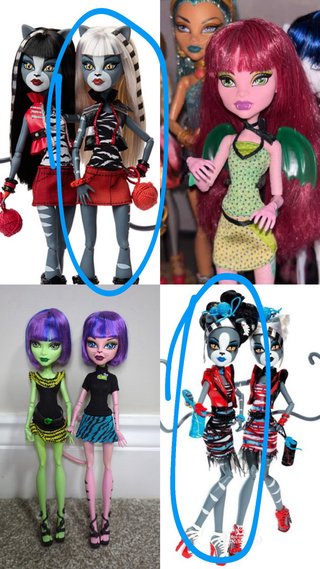 Intercambio muñecas Monster High