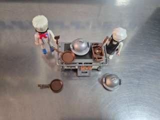 Cocina Restaurante Playmobil