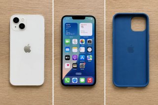 iPhone 13 Bianco e Blu Marina