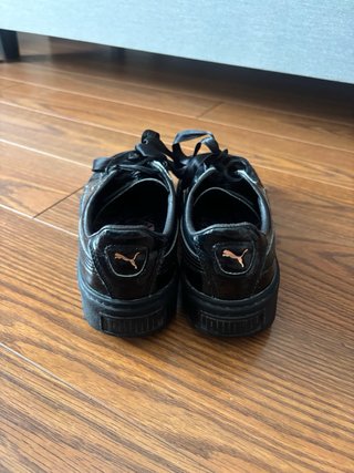 Zapatillas Puma Basket Negras Charol