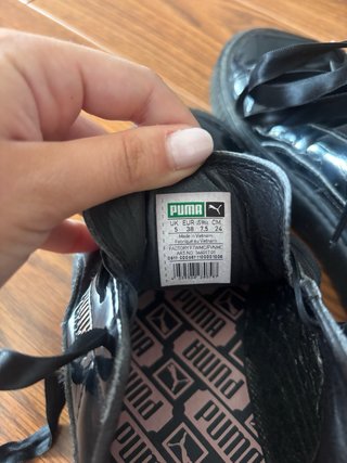 Zapatillas Puma Basket Negras Charol