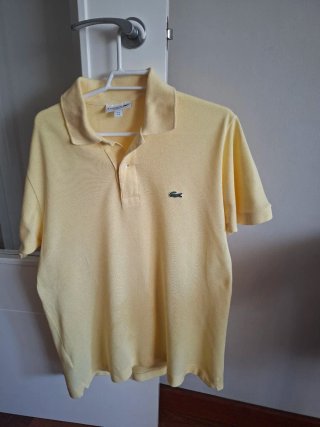 Polo Lacoste Amarillo Talla S