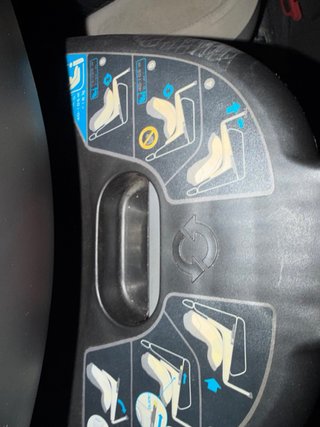 Silla de coche para bebe,están como nuevas las dos