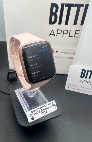 Apple Watch SE 40MM GPS+LTE BAT100%// GARANTÍA!!