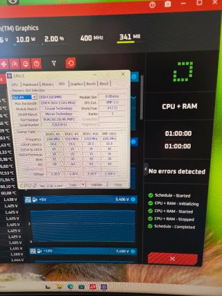 2x 8GB DDR4 3000MHz CL15 Crucial Ballistix