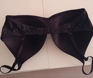 Sujetador negro mujer