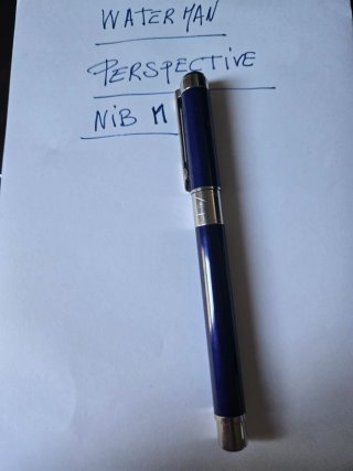 Pluma Estilográfica Waterman Azul