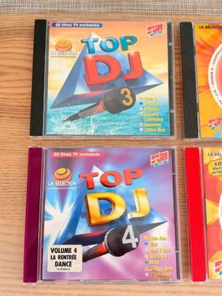 Lote 4 CDs Top DJ y M6 Dance