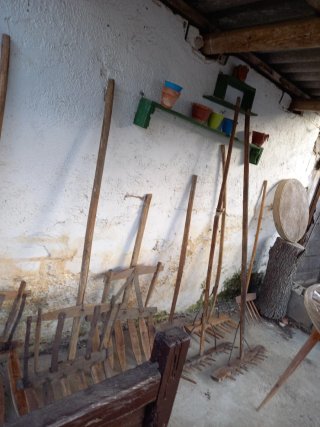 Criba o cedazo antiguo de madera