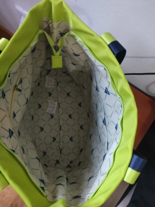 Bolso Privata azul y verde