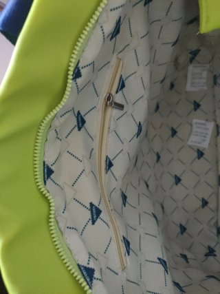 Bolso Privata azul y verde