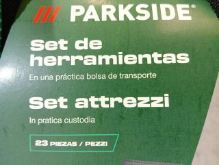 Maletín Herramientas PARKSIDE Set Completo