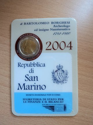 San Marino 2004 2 euro Borghesi