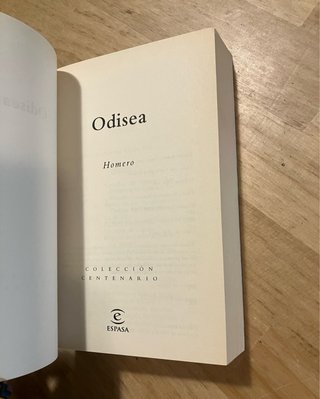 La Odisea. Homero. La odisea.