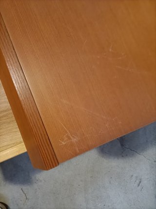 Cabecero y Mesitas de Noche de Madera chapada