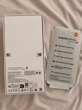 Xiaomi 15T Pro 256GB Negro Caja Accesorios
