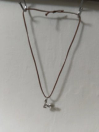Collar Cobra Infinito Plata y Cuero