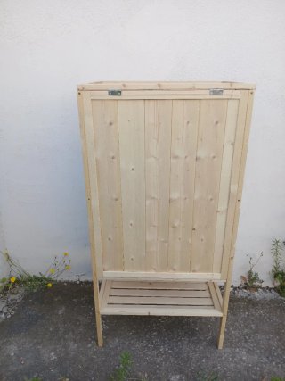 Jaula para hámster/cobaya madera y cristal