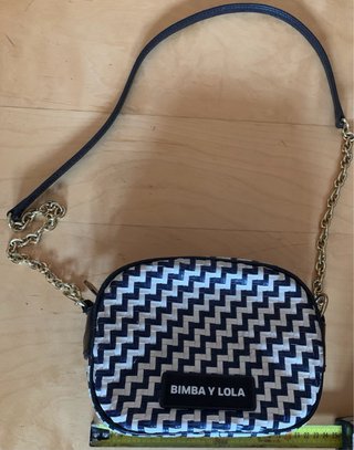 Bolso Bimba y Lola azul y blanco