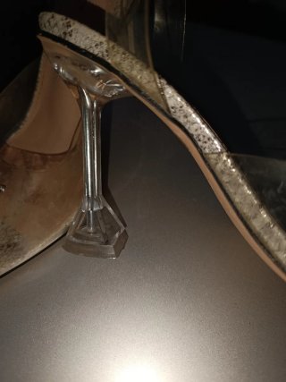 Zapatos de fiesta Malanka transparente