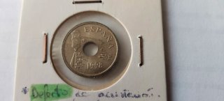 Moneda 25 Pesetas 1998 Error Acuñación