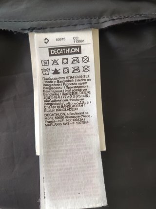 Chubasquero cortavientos Quechua mujer Talla XS