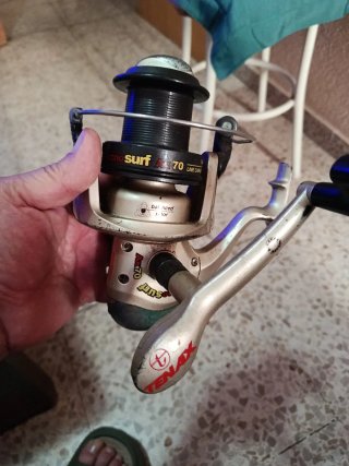 Carrete de pesca surfcasting Tenax