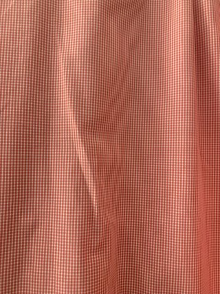Camisa manga corta cuadros naranja XL 44 casa moda