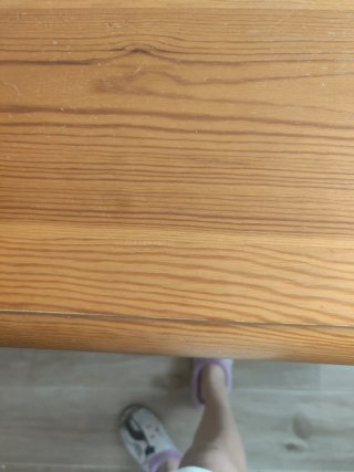 Mesa de comedor de madera maciza