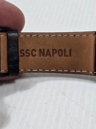 Orologio Napoli con cinturino in cuoio