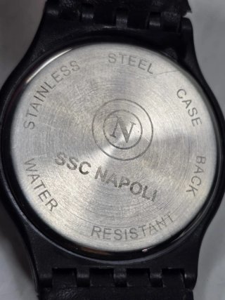 Orologio Napoli con cinturino in cuoio