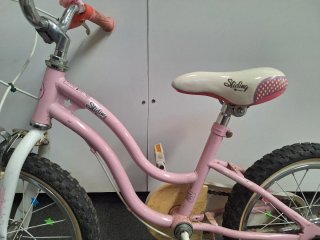 Bicicleta infantil rosa de Stiding para niñ@