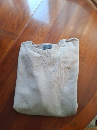 Sudadera scalper Beige Talla M