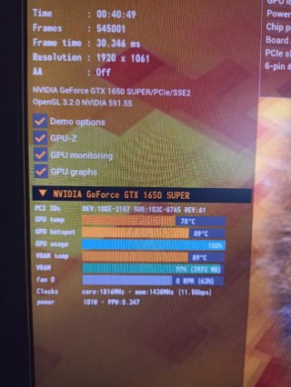 Tarjeta Gráfica NVIDIA GTX 1650 Super