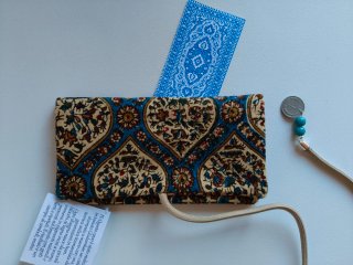 Funda o billetera ghalamkar persa de diseño