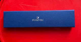 Bracciale Swarovski maglia oro e cristalli