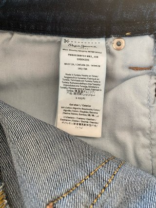 Bermudas Pepe Jeans Azul Adulto, sin usar