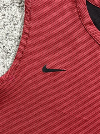 Nike Basketball jersey reversible rojo M
