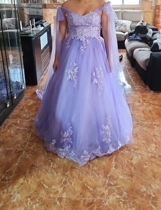Vestido de XV años morado