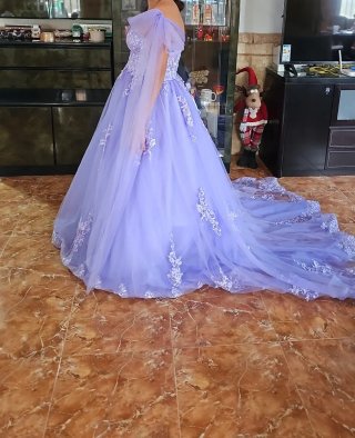 Vestido de XV años morado