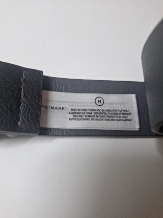 Cinturón Negro Hombre 110cm