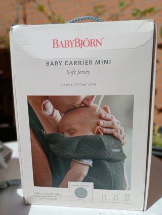 Portabebés Baby Carrier Mini Babybjörn + fular