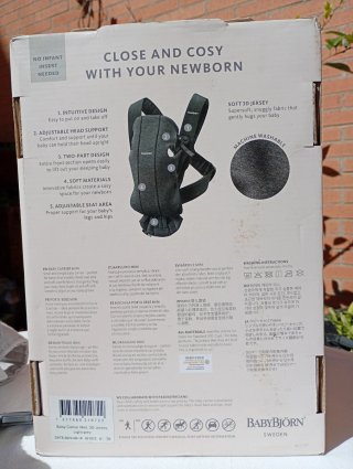 Portabebés Baby Carrier Mini Babybjörn + fular