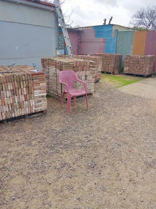 Ladrillos de taco para construcción Tejas también