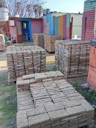 Ladrillos de taco para construcción Tejas también