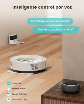 Lefant M320 Robot Aspirador y Fregasuelos 3 en 1