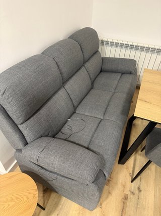 Sofá eléctrico reclinable con USB