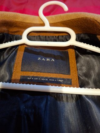 Gabardina Zara beige/marrón unisex