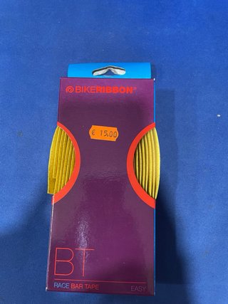 Nastro per manubrio bici in sughero giallo