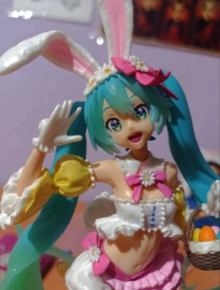 Lote 3 Figuras Hatsune Miku (Vocaloid) de Japón